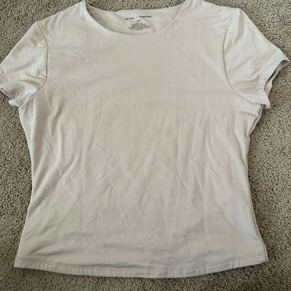 Together Women's Short Sleeve Crew Tee in White
